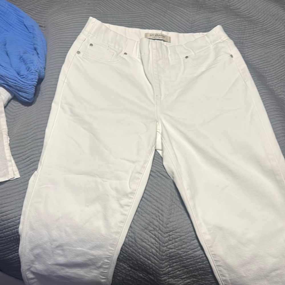 Liverpool white pants size 8